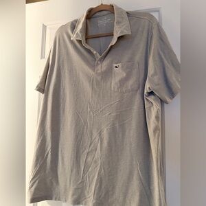 Vineyard Vines Light Gray Polo Shirt
